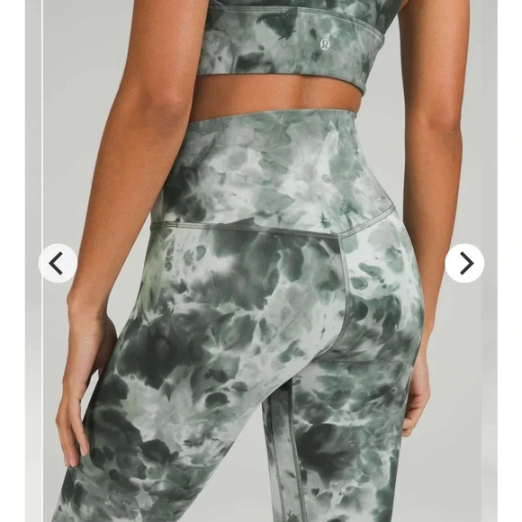 NWOT!! Lululemon - Align High-Rise Pant 25" Diamond Dye Starlight Smoked Spruce - Picture 4 of 8